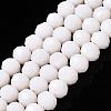 Opaque Solid Color Glass Beads Strands X-EGLA-A034-P6mm-D17-1