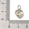 Brass Micro Pave Cubic Zirconia Pendants KK-Q001-13P-01-3