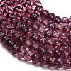 Dyed Imitation Gemstone Glass Beads Strands GL-Z001-03B-16-2