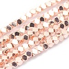 Electroplate Non-magnetic Synthetic Hematite Beads Strands G-L485-10A-LRG-1