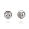 202 Stainless Steel Beads STAS-K204-02D-P-3