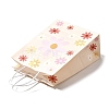 Rectangle with Sunflower Pattern Paper Gift Bags LS-CARB-L012-01D-4