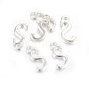 Silver Color Plated Alloy Letter Pendants LS-X-PALLOY-J718-01S-S-2