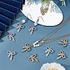 40Pcs 2 Coloes Alloy Rhinestone Pendants FIND-UN0007-55-2