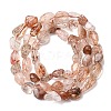 Natural Rutilated Quartz Beads Strands G-A208-05-5