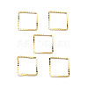 Brass Beads Frames KK-M288-01G-C-1