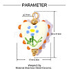 Handmade Porcelain Pendants PR-OY001-09G-2