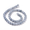 Natural Yellow Jade Beads Strands G-G598-8mm-YXS-18-4