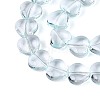 Baking Paint Transparent Glass Beads Strands DGLA-N021-01B-01-3