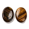 Natural Tiger Eye Oval Worry Stone X-G-R487-01D-2