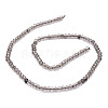 Natural Smoky Quartz Beads Strands G-E569-H06-2
