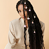 60Pcs 22 Styles Aluminum & Iron Hair Clip HJEW-DR00304-3