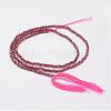 Natural Garnet Beads Strands G-E351-03-2