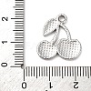 Cherry Alloy Pendants PALLOY-S051-03B-P-3