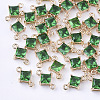 Transparent Glass Links connectors X-GLAA-T007-14B-1