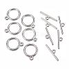Tibetan Style Toggle Clasps X-TIBE-A12208-P-NR-1