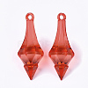 Transparent Acrylic Pendants X-TACR-S133-027-2