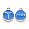 Alloy Enamel Pendants ENAM-S124-01A-02A-1