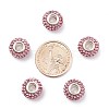 Grade A Rhinestone European Beads CPDL-H001-9-2