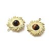 Natural Tiger Eye Boho Pendants STAS-U027-07G-01-2