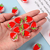 Transparent Enamel Acrylic Beads X1-TACR-S155-003F-5