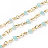 Natural Amazonite Handmade Beaded Chains CHC-K008-A04-3