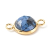 Natural Mixed Gemstone Links Connectors X-PALLOY-JF00755-3