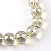 Electroplate Glass Beads Strands X-EGLA-Q062-6mm-A11-2