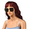 Glass Seed Beads Eyeglasses Chains AJEW-EH00383-02-3