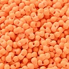 Rubberized Style Glass Seed Beads SEED-Z003-01I-3