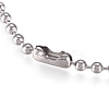 Non-Tarnish 304 Stainless Steel Ball Chain Necklace STAS-D233-06P-2