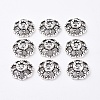 Tibetan Style Alloy Bead Caps LF0761Y-1