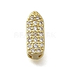 Brass Micro Pave Cubic Zirconia Letter Multi-Strand Links KK-D295-32G-09-1