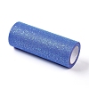 Rainbow Glitter Deco Mesh Ribbons X-OCOR-WH0032-48A-1