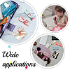 CHGCRAFT 8Pcs 8 Colors Retro Cloth Embroidered Lipstick Storage Case CON-CA0001-008-5