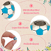 30Pcs Large Hole FootBall/Soccer Ball Alloy Enamel European Beads MPDL-ME0001-06A-3