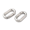 Non-Tarnish 304 Stainless Steel Spring Gate Ring X-STAS-Q215-54P-2