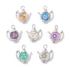 Handmade Polymer Clay Pendants PALLOY-JF04359-1