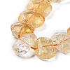 Natural Citrine Beads Strands G-O052-03-6