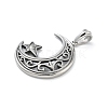 304 Stainless Steel Big Pendants STAS-B077-02AS-05-2