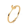 304 Stainless Steel Adjustable Open Cuff Rings RJEW-Q806-01G-02-1
