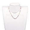 (Jewelry Parties Factory Sale)Seed Beaded Necklaces NJEW-JN02659-02-4