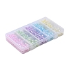605Pcs 15 Style Spray Painted ABS Plastic Imitation Pearl Beads OACR-YW0001-34-6