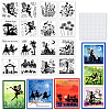 Globleland 4 Sets 4 Styles Fairy & Camel PVC Stamp DIY-GL0004-88D-1