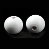 Wood Large Hole European Beads WOOD-D027-01C-2