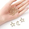 8Pcs 2 Styles Alloy Pendants FIND-YW0003-61-3