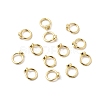 Brass Bead Cap Pendant Bails KK-Z137-02G-02-1