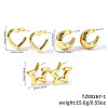 3 Pairs Elegant Fashionable Plastic Earring Sets ZG6884-1-1