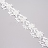 Lace Trim Colorful Flower Pattern DIY Embroidered Trim Ribbons DIY-WH0182-13-2