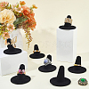 Felt & Paper Cone Jewely Ring Display Stands ODIS-WH20003-11-4
